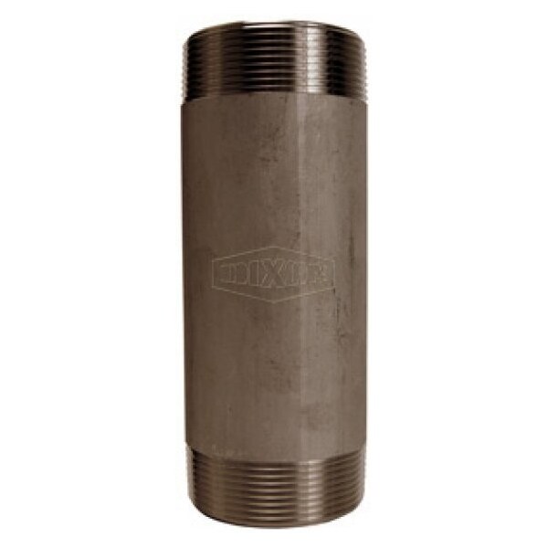 TN075 x6SS Threaded Both End Pipe Nipple, 3/4 in Nominal, MNPT End Style, 6 in L, 316 SS, SCH 40/STD